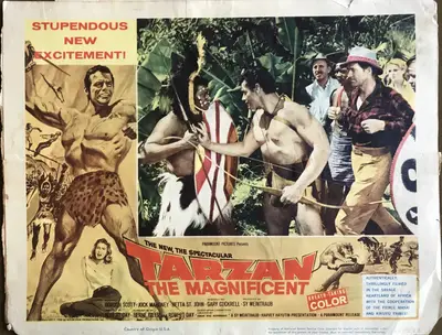 Tarzan the Magnificent Lobby Card Set Of 8 image 4