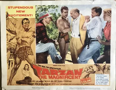 Tarzan the Magnificent Lobby Card Set Of 8 image 5