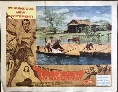 Tarzan the Magnificent Lobby Card Set Of 8 image 6