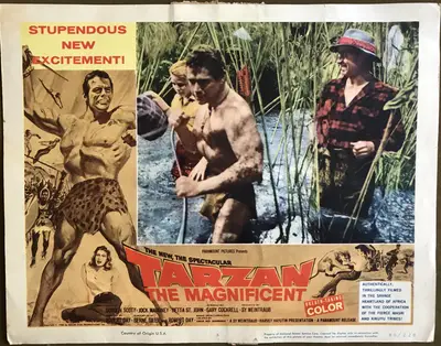 Tarzan the Magnificent Lobby Card Set Of 8 image 8