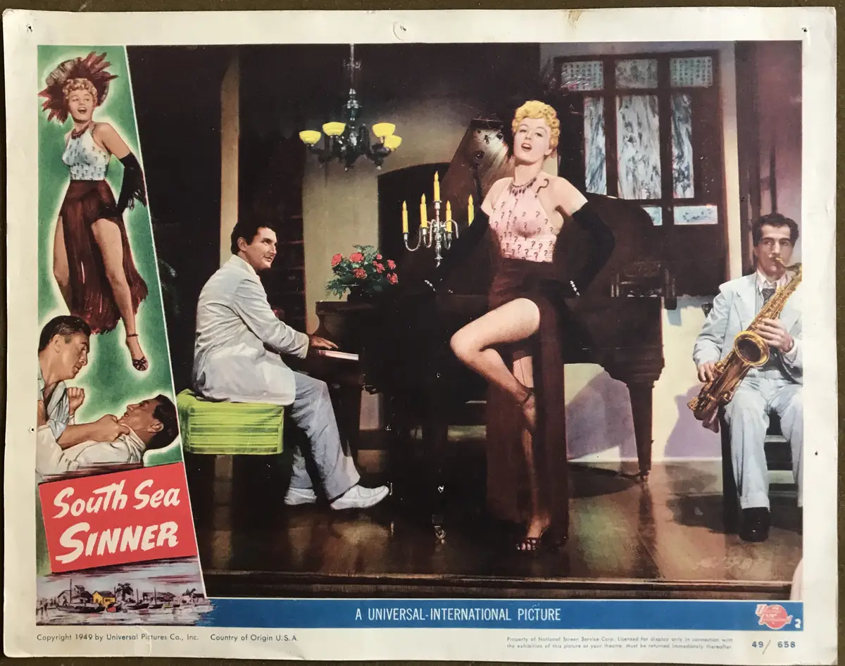 South Sea Sinner Lobby Cards (7)