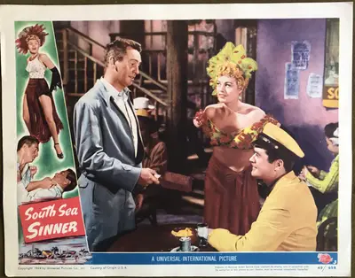 South Sea Sinner Lobby Cards (7) image 2