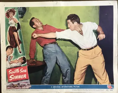 South Sea Sinner Lobby Cards (7) image 3