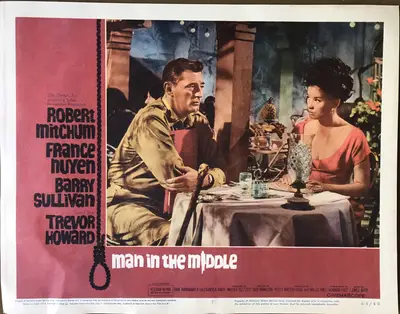 Man in the Middle Lobby Card Set Of 8 image 7