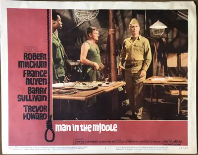 Man in the Middle Lobby Card Set Of 8 image 8