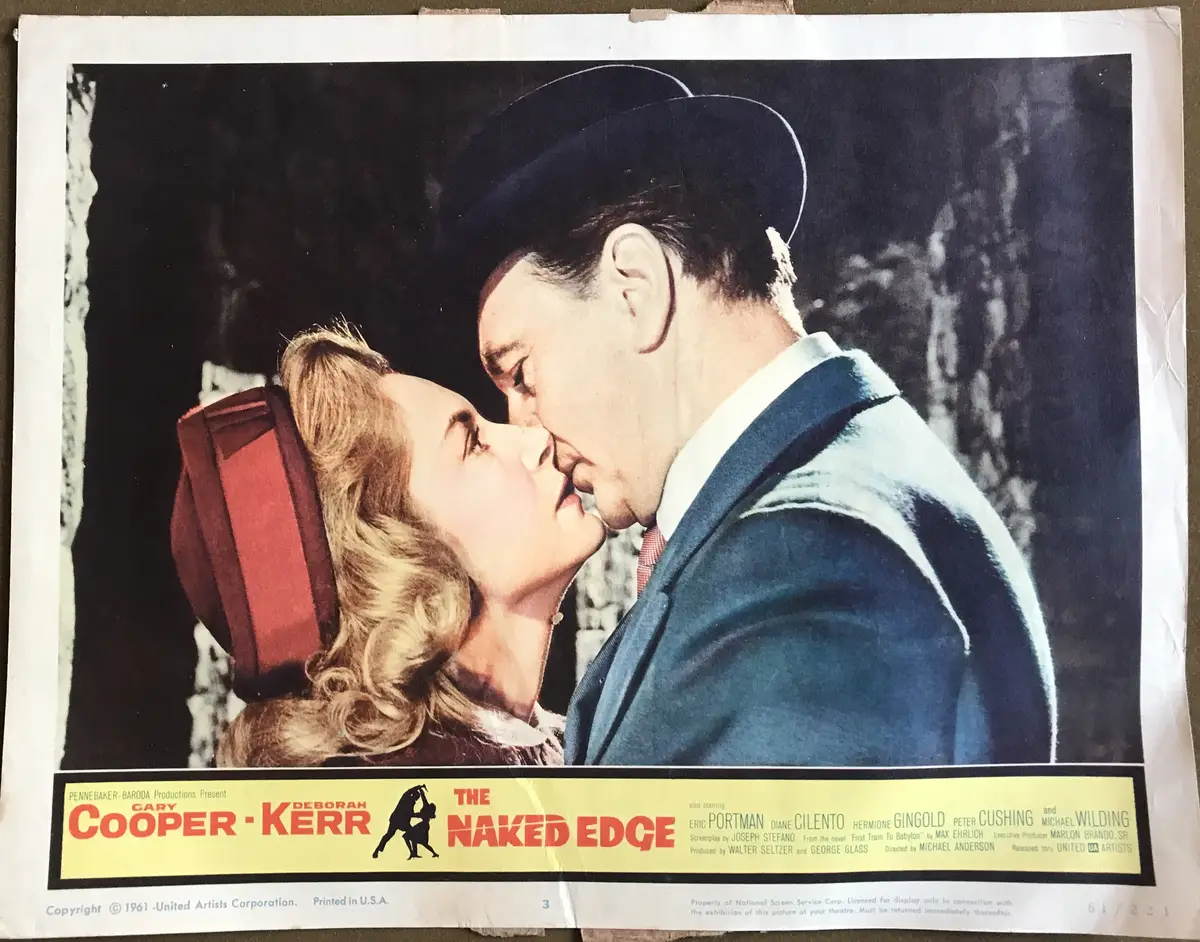 The Naked Edge Lobby Card Set Of 8