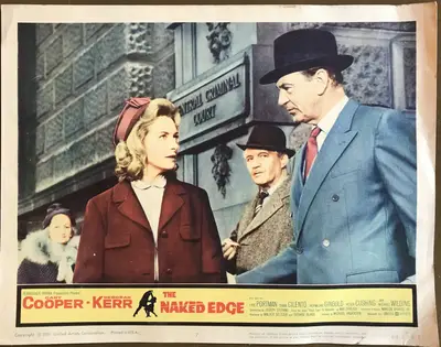 The Naked Edge Lobby Card Set Of 8 image 3