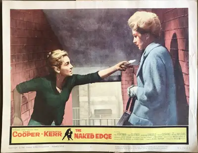 The Naked Edge Lobby Card Set Of 8 image 5
