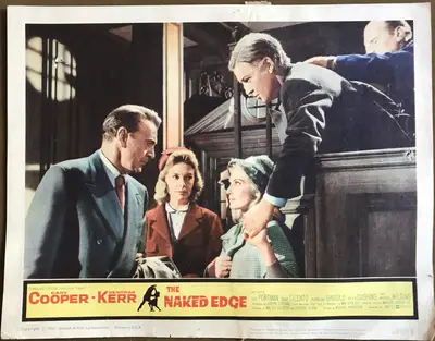 The Naked Edge Lobby Card Set Of 8 image 6