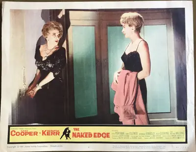 The Naked Edge Lobby Card Set Of 8 image 8