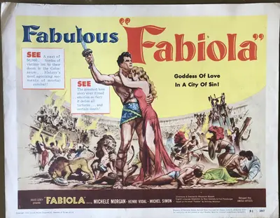Fabiola Lobby Card Set Of 8 image 1