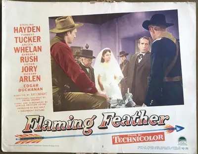 Flaming Feather LobbyCard Set Of 8 image 4