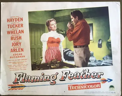 Flaming Feather LobbyCard Set Of 8 image 5