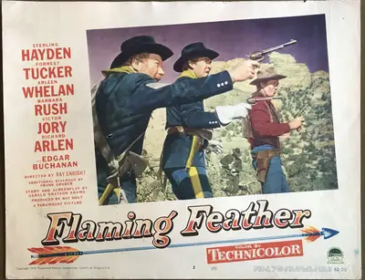Flaming Feather LobbyCard Set Of 8 image 7
