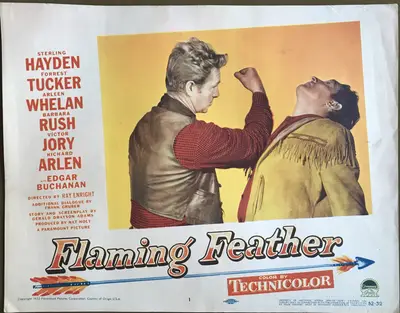 Flaming Feather LobbyCard Set Of 8 image 8