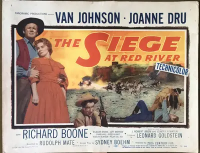The Siege at Red River Lobby Card Set Of 8 image 1