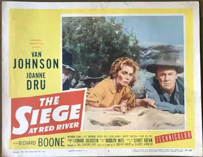 The Siege at Red River Lobby Card Set Of 8 image 3