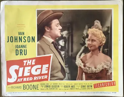 The Siege at Red River Lobby Card Set Of 8 image 4