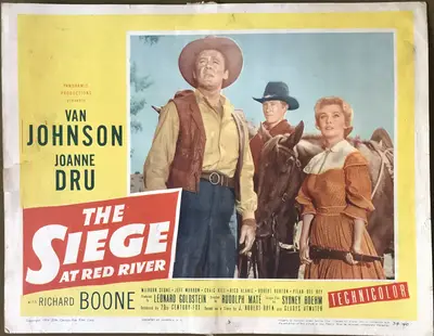 The Siege at Red River Lobby Card Set Of 8 image 5
