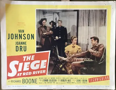 The Siege at Red River Lobby Card Set Of 8 image 6