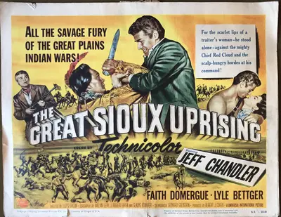The Great Sioux Uprising Lobby Card Set Of 8 image 1