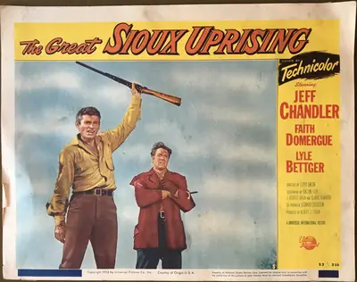 The Great Sioux Uprising Lobby Card Set Of 8 image 7
