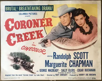 Coroner Creek Lobby Card Set Of 8 image 1