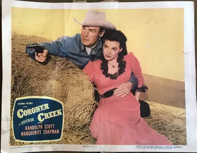 Coroner Creek Lobby Card Set Of 8 image 2