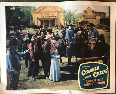 Coroner Creek Lobby Card Set Of 8 image 5