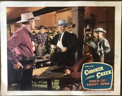 Coroner Creek Lobby Card Set Of 8 image 7