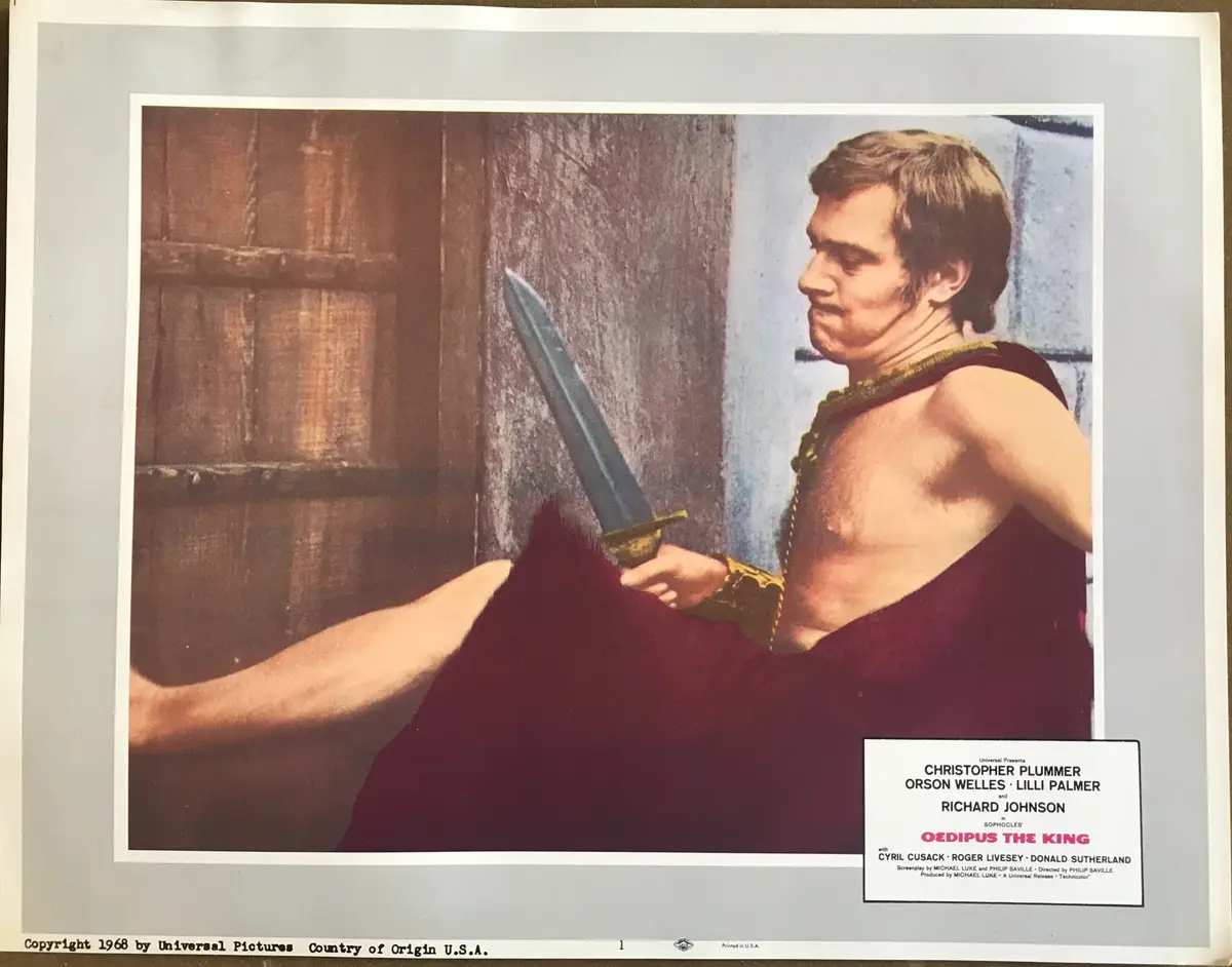 Oedipus the King Lobby Card Set Of 8