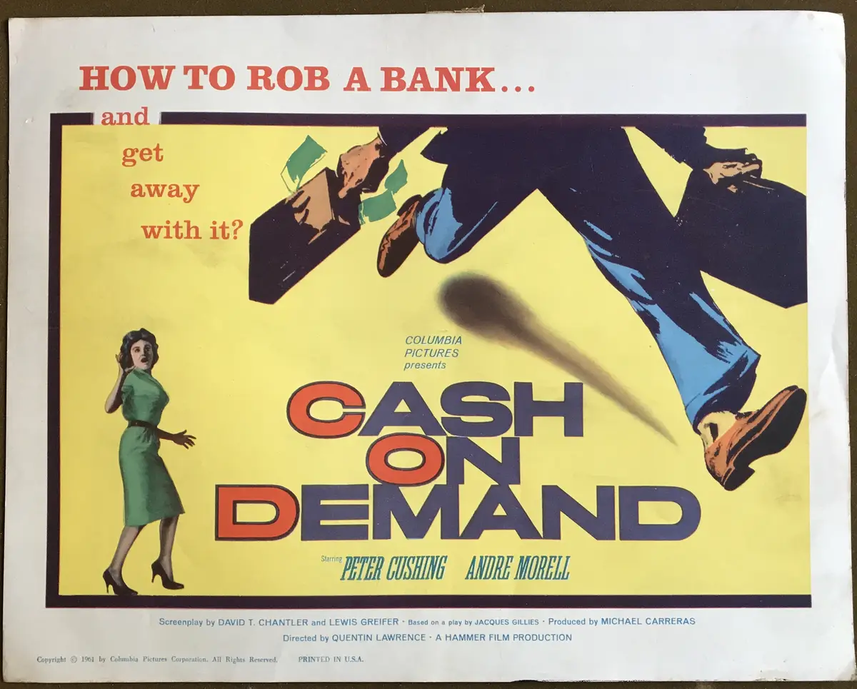 Cash on Demand Lobby Card Set Of 8