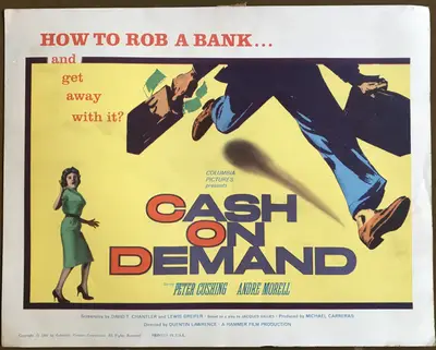 Cash on Demand Lobby Card Set Of 8 image 1