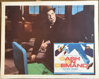 Cash on Demand Lobby Card Set Of 8 image 2