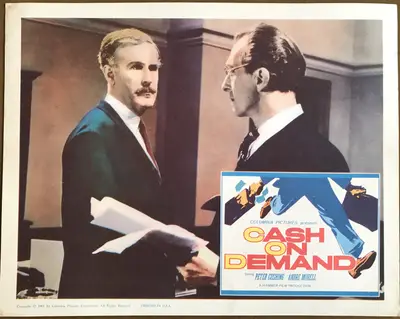 Cash on Demand Lobby Card Set Of 8 image 3