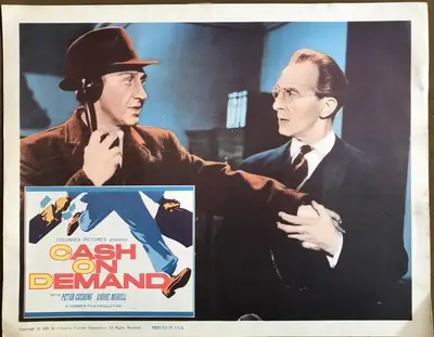 Cash on Demand Lobby Card Set Of 8 image 8