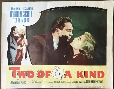 Two of a Kind Lobby Card Set Of 8 image 1