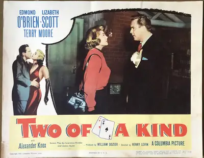 Two of a Kind Lobby Card Set Of 8 image 2