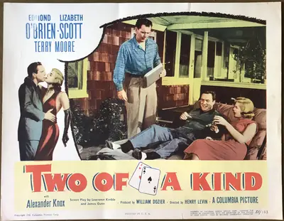 Two of a Kind Lobby Card Set Of 8 image 6