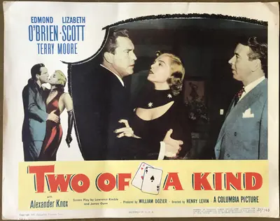 Two of a Kind Lobby Card Set Of 8 image 7