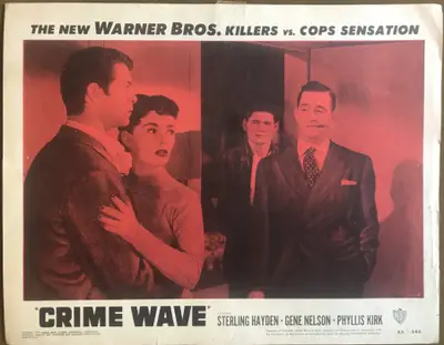 Crime Wave LobbyCard Set Of 8 image 3