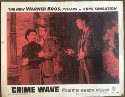 Crime Wave LobbyCard Set Of 8 image 7