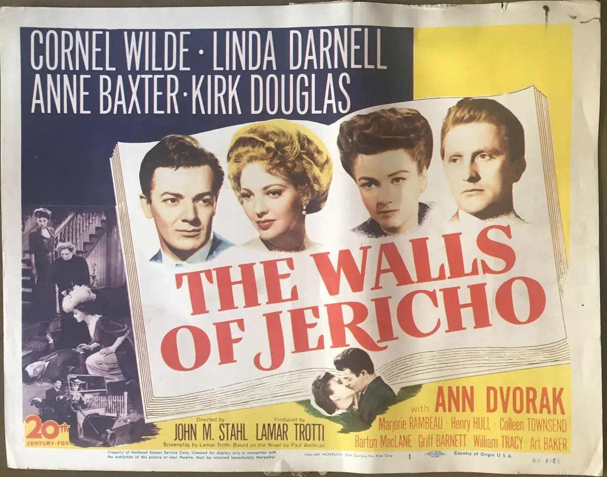 The Walls of Jericho Lobby Card Set Of 8