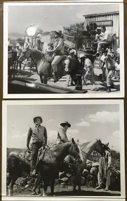 The War Wagon Still Lot Of 70 Many on-set/production stills. image 4