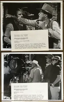 The War Wagon Still Lot Of 70 Many on-set/production stills. image 37
