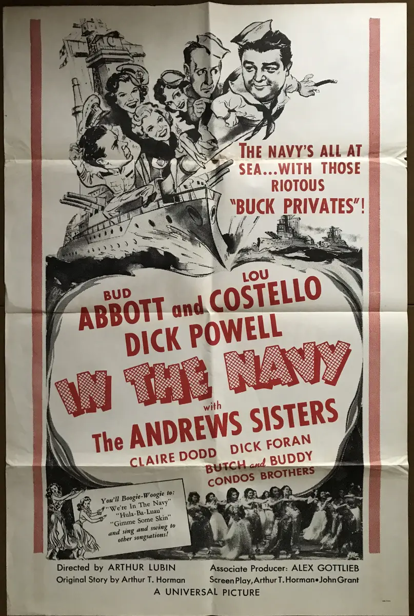 In the Navy Military Re-Release from the late 1950's/early 1960's