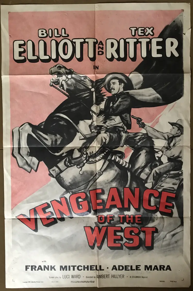 Vengeance of the West 1955 Re-Release