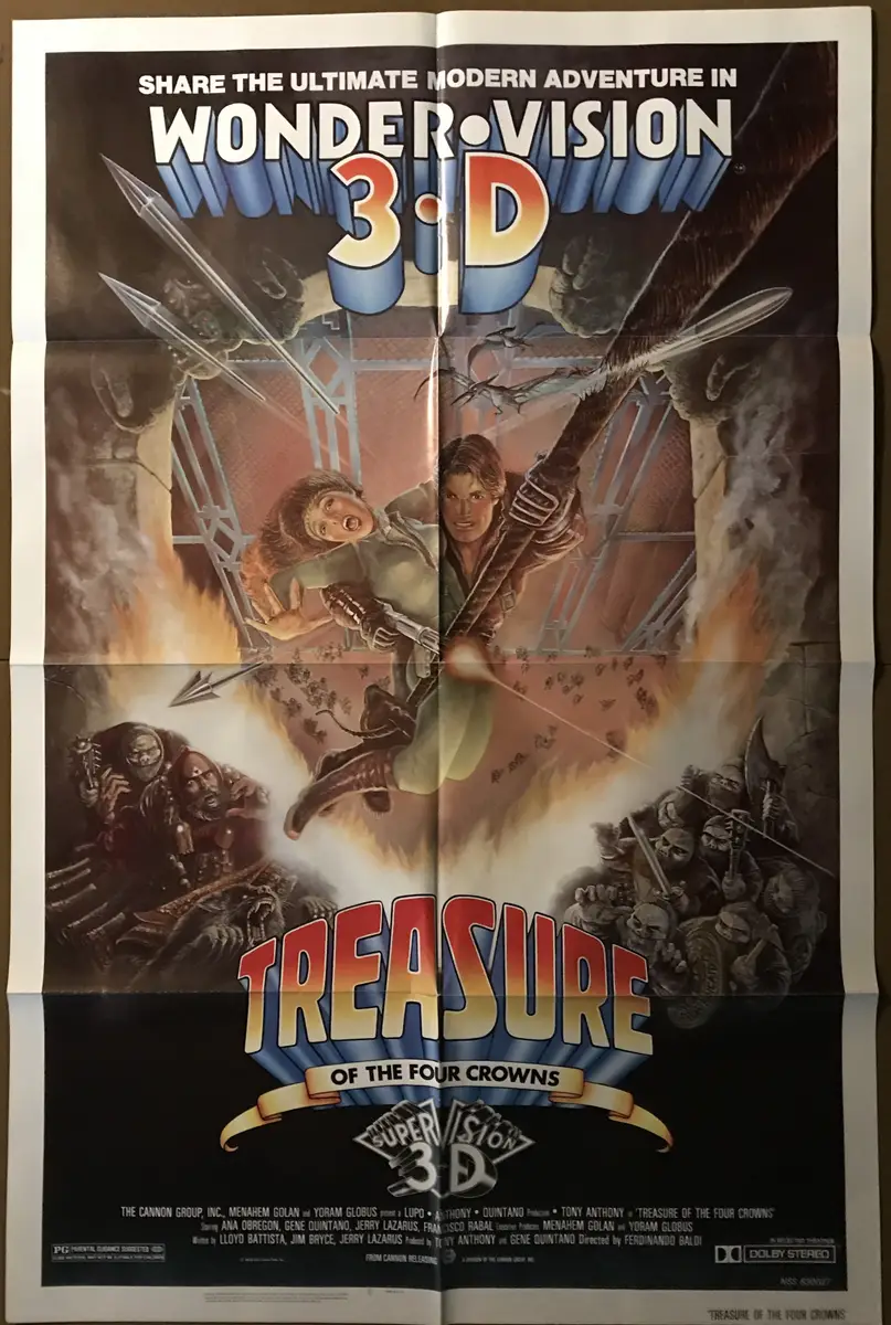Treasure of the Four Crowns One Sheet