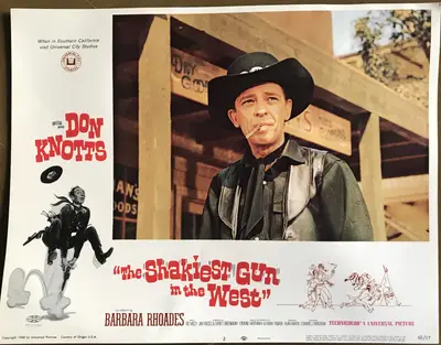 Shakiest Gun in the West Lobby Card Set Of 8 image 1
