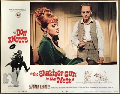 Shakiest Gun in the West Lobby Card Set Of 8 image 4